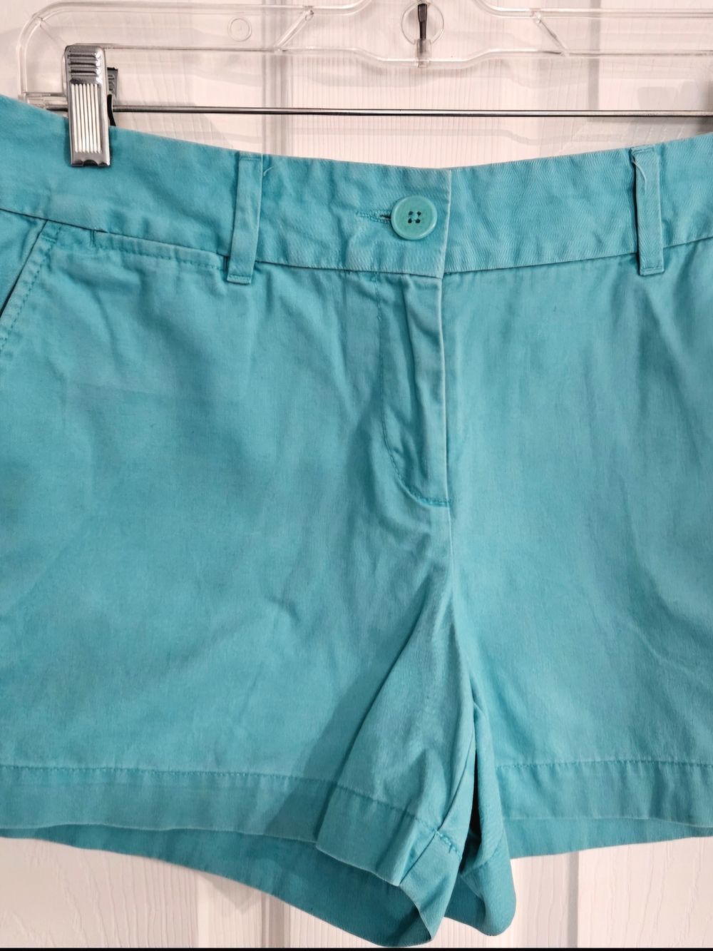 LOFT Turquoise Casual Shorts - Picture 1 of 4